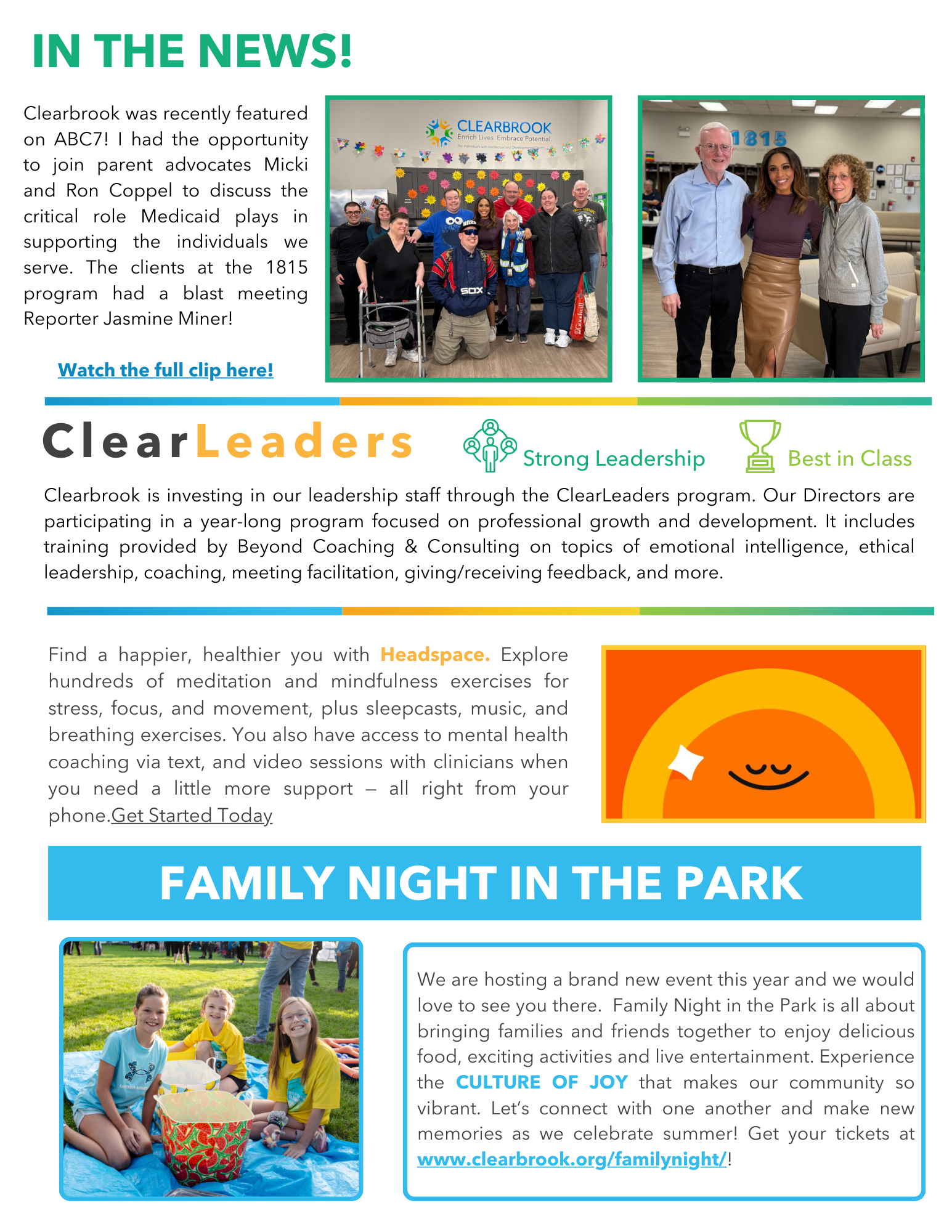 Page From Community Newsletter